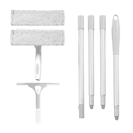 Professional Multipurpose Window Cleaning Kit Extendable Plastic Handle Window Squeegee Wiper for Glass Cleaning