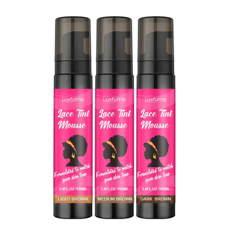 Tinted Lace Wigs Quick-Drying Natural Finish Lace Tint Coverage Lace Tint Mousse