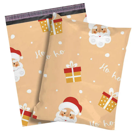 RONGWEN Factory Custom Christmas 28*42cm LOGO Biodegradable Tear Proof Shipping Bag Poly Mailer Waterproof Mailing Bags