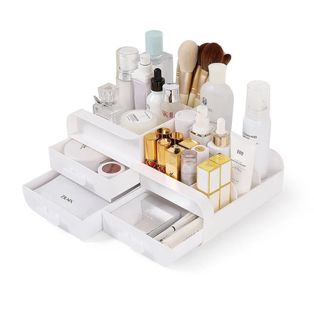 Multifunctional Jewelry Organizer Storage Drawers Jewelry Box for Living Room PP Plastic 28x18x12.5CM Tableware Bedding