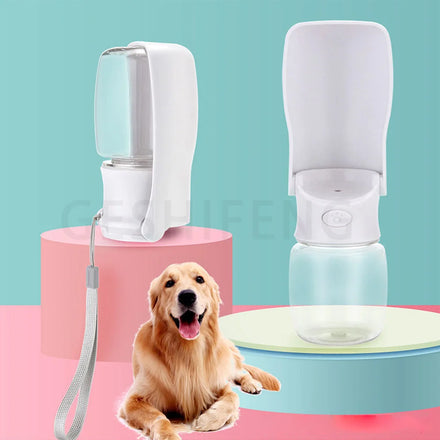 350ml 550ml Drop Shipping Travel Portable Collapsible Pet Water Feeder Cats Dog Bottle Foldable for Outdoor