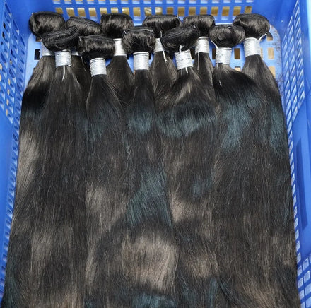 Tissage De Cheveux Naturel Bresilienne Indien Vissant Lot Meches De Vison Bruts Humains Pre Colles Sans Echantillon Original