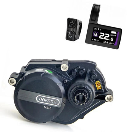 EU US CA AU Stock Bafang M510 Middle Drive System 250w Mid Motor Conversion Kits With Colourful DPC245 BT Display