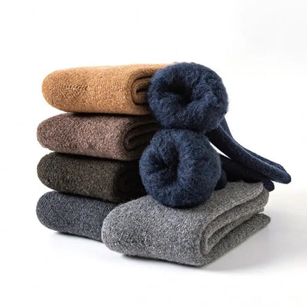 Logo Oem Custom Men Mid-Tube Thickened Warm Women's Winter Unisex Lamb Camel Wool Socks Alpaca Socks