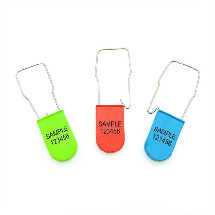 Tamper Proof Self-locking Stainless Steel ABS Plastic Electric Meter Padlock Seals
