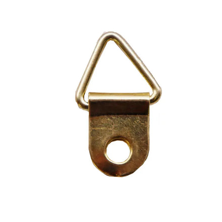 Hot Sale Heavy-Duty Steel Canvas Accessories 2-Hole Triangle Ring Iron-Plated Photo Framing Hardware Frame Hooks Durable Durable