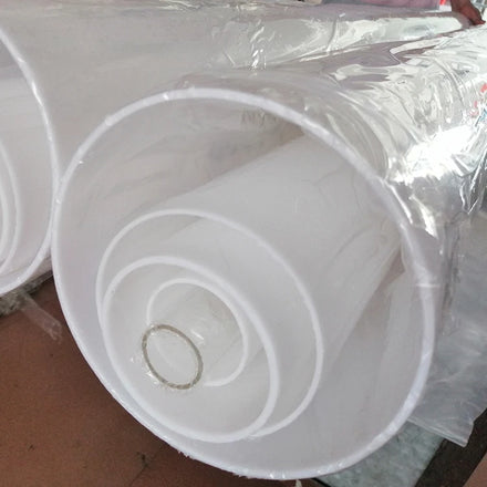 Guangzhou Factory Wholesale Diameter 8-500mm Milky White PMMA Plastic Acrylic Cylinder Pipe
