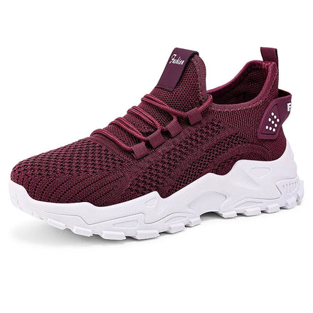 2026 Women Europe Casual Thick Bottom Wholesale Autumn New Arrival Fashion Lace up Run Large Size Solid Color Sport Sneakers