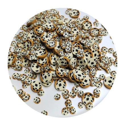 500g Polymer Clay Cookie Slices Mini Cheese Biscuits Sprinkles for DIY Slime Crafts Plastic Klei Mud Particle