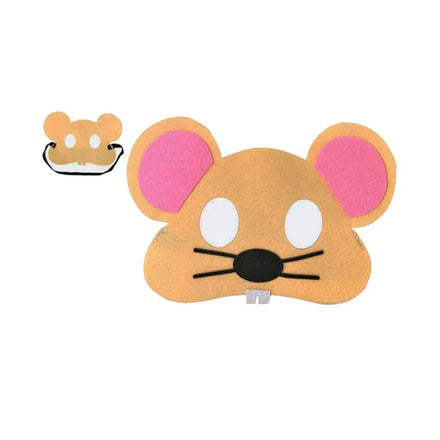 MOUSE FELT FACE MASK MOUSE MASK DRESS up COSTUME PRETEND PLAY KIDS MASK