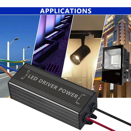 12W LED Lamp Isolated Constant Current Driver Power Supply 280mA 85-265V AC 24-36V DC Converter Aluminum Case IP65 Waterproof CE