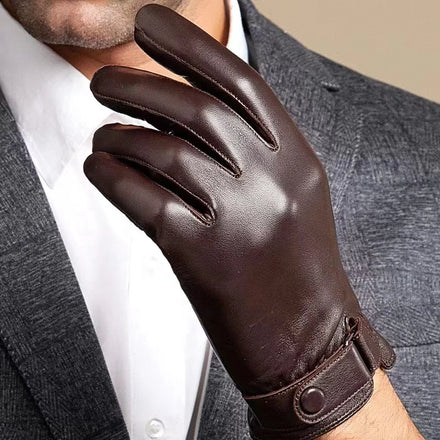 Windproof Motorcycle Men Guantes Motorbike Leather Driving Gloves