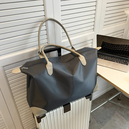 Wholesale Fashion Nylon Black Luggage Handbags Waterproof Gym Duffle Bag Breathable Travel Bags