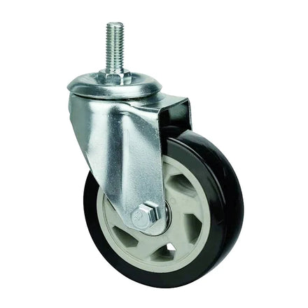 3/4/5 Inch Ruedas Giratorias Black/Orange Pvc Swivel Industrial Swivel Castor Suppliers 3 Inch Industrial Caster Wheels