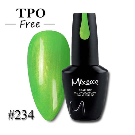 Mixcoco Wholesale Gel Polish Nails Salon Professional Products Hema Free UV Gel 15 ml Bottle Gel Polish