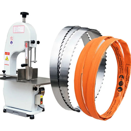 Stainless Steel Usa 210 1650 mm Meat and Bone Cutting Butcher Band Saw Blade for Machine Fast Cutting Bone Meat Band Saw Blades