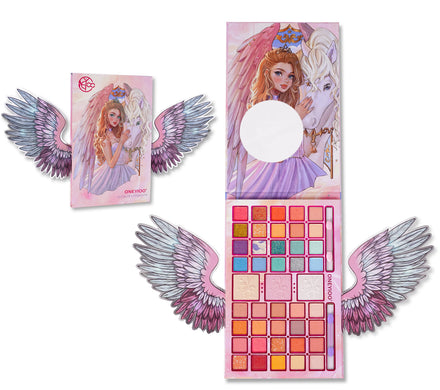 43 Color Eye Shadow Wing Factory Direct Card Captor Sakura Pattern Custom Waterproof High Pigment Pearlescent Matte Large
