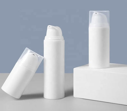 2026 Empty 5ml 10ml 15ml 30ml 50ml 100ml 150ml PP Airless Pump Bottles for Lotion Cosmetics SCREEN PRINTED OEM/ODM