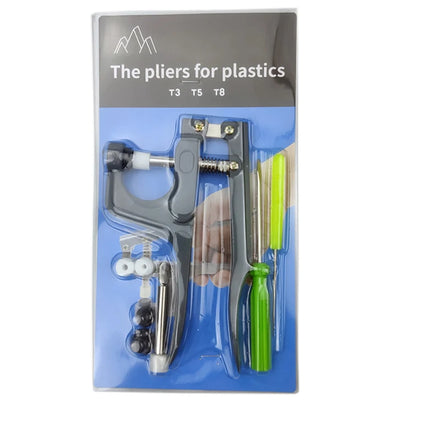 TRY T5 T3 T8 Resin Plastic Four Parts Sanp Buttons Installation Tool Hand Press Pliers