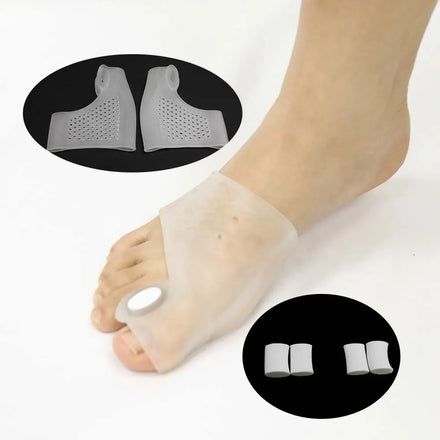 Silicone Toe Separator Protector for Bunions Hammer Toes Pain Soothing Orthotics for Sore Dorteil Redresseur Pied Dedos Del Pie