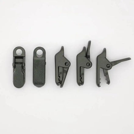 Heavy Duty Tarp Clips Clamp Plastic Black Excellent Grip Locking Handle Alligator Clip Design for Outdoor Tents Awnings Banners