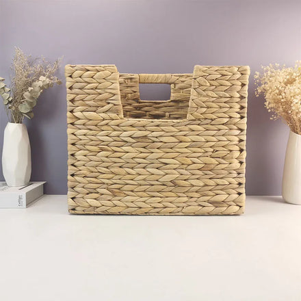 Wholesale Cheap Rattan Basket Wood Cane Black Woven Storage Set of Boho Wall Decor Wicker Baskets