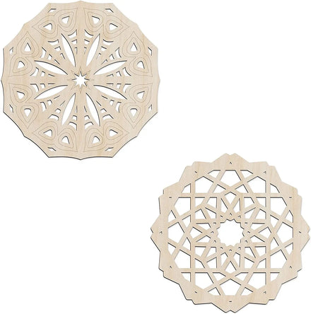 Wooden Tree of Life Mandala Boho Decor Spiritual Wall Art Meditation Room Wall Hanging 3D Mandala Art Laser Cut Wall Decor
