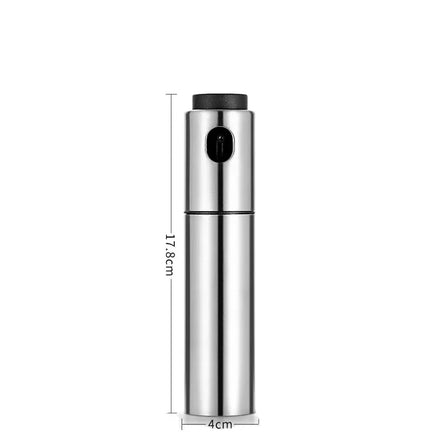 100ml New Creative Stainless Steel Glass Atomized Spray Bottle Leakproof Oil Bottle Kitchen