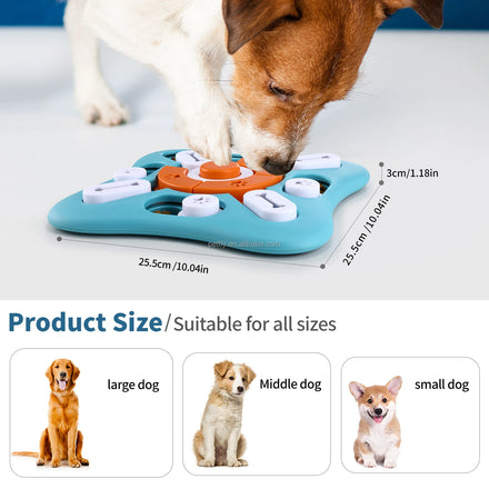 Free Shipping Slow Eating Training Entertaining Interactive Increase IQ Food Dispenser Cat Pet Dog Toy