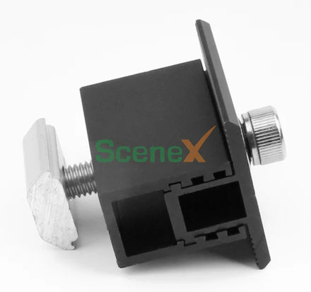 Solar Panel Adjustable 30~45mm Aluminum Middle Clamp Photovoltaic Mounting Accessories