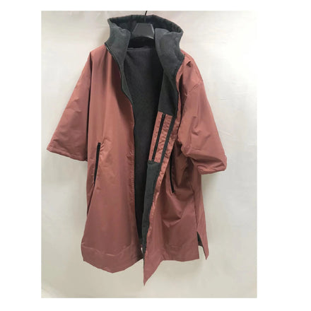 Custom ODM Waterproof Dry Surf Robe Long Short-sleeve Change Brown Oversized Beach Poncho Towel Hooded Men's Jacket Super Strong