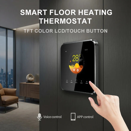 Acmelec Smart Tuya WiFi Underfloor Heating Thermostat 3A Water Boiler Temperature Controller Color Screen Alexa Google Home 220V