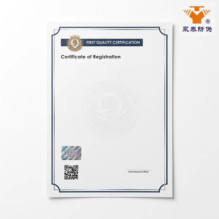 Security Certificate with Hot Stamping Hologram UV Fibers Offset Printing on Watermark Paper for Poster Cardboard Coated Paper