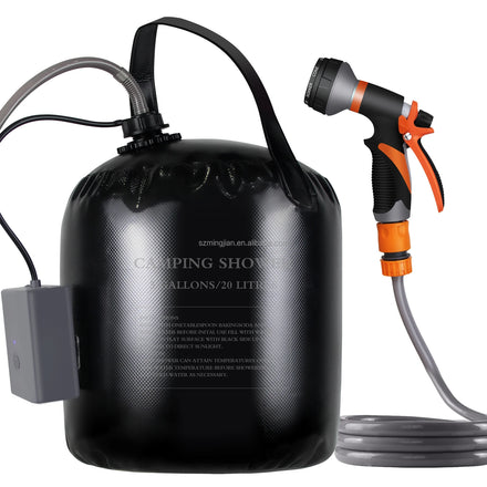 Portable Camp Shower Camp Shower Pump USB Rechargeable Batteries Portable Outdoor Shower Head for Camping Hiking Traveling