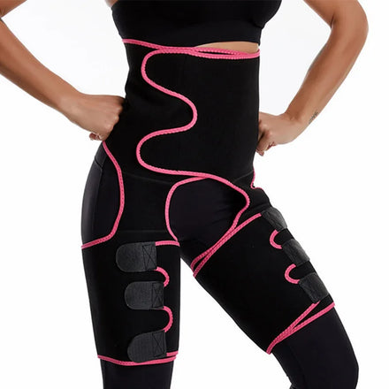 Unisex Adjustable Waist Trainer Thigh and Waist Trainer Belt Soft and Comfortable Fitness Body Shaper Waist Trainer Corset
