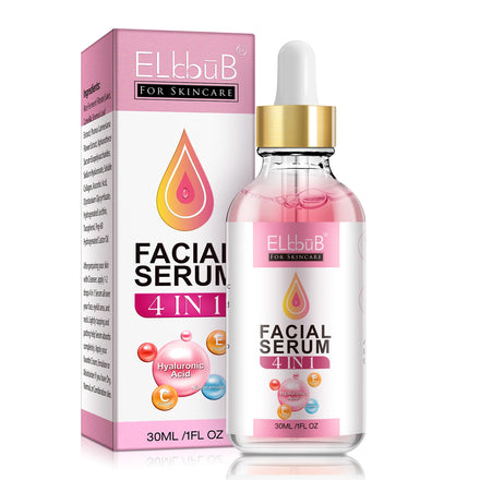 ELbbuB Hot Sale 4 in 1 Skin Care Face Serum Whitening Anti-Aging Anti Acne Hydrating Moisturizing Vitamin C Facial Serum