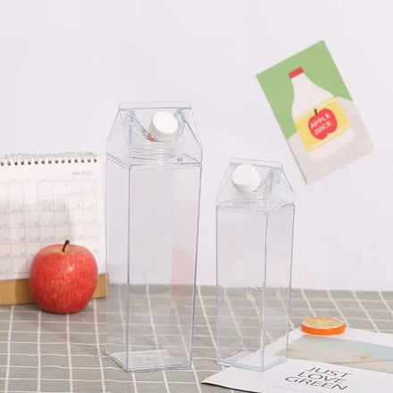 Kids Cute Outdoor Pc Plastic 500ml 1l clear Plastic Juice Milk Fruit Infuser Water Bottle
