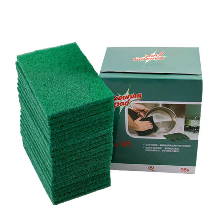 Heavy Duty Scour Pads 20Pcs Dish Scrubber Kitchen Cleaning Scrub Pads Household Green Scouring Pad