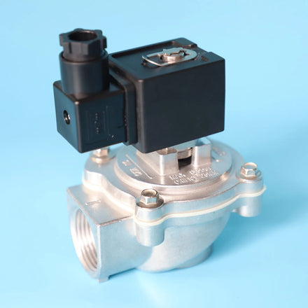 Top Quality Aluminum Alloy Diaphragm NBR FKM DN25 1/2in 1-1/2in 1 Inch 24v Right Angle Pulse Solenoid Valves for Dust Collector