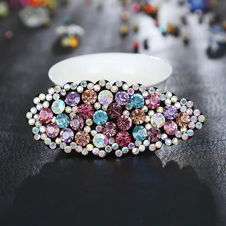 HX-313 Diamond Geometric Hairpins Hair Clips Girls Sweet Hairpins Barrettes Hair Accessories Hair Pin for Women