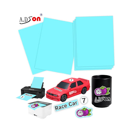 Blue Backed Eco-friendly White Paper Water Transfer A3/A4 Custom Size Inkjet/Laser Printer Compatible Customizable Cosmetic Box
