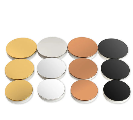 China Manufacturer Custom Logo Zinc Alloy Candle Accessories Luxury Custom Metal Candle Jar Lid Zinc Alloy Lid Candle