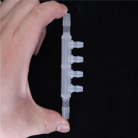 8mm Intake to 4mm Outlet Hose Splitter Fish Tank Fittings Garden Hose Connector Aquarium Joint