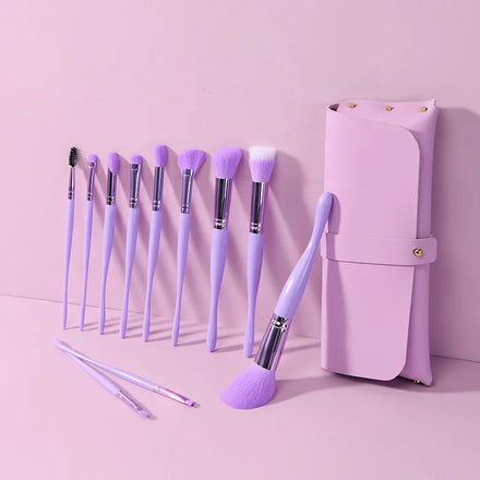 Sea Horse Handle 11pcs Makeup Brushes Set Powder Contour Blush Highlight Concealer Eyeshadow Make up Brushes