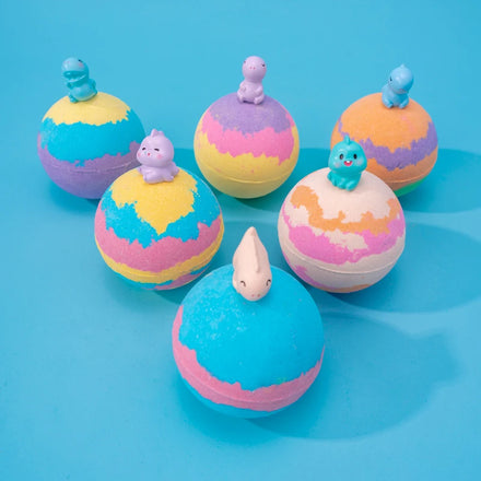 Natural Handmade Bath Bombs with Customized Fragrance & Mixed Color 150g-Surprise Toys Kids-friendly Wholesale Bath Fizzies