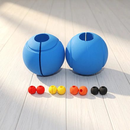 Custom Logo Home Gym Fitness Durable Training Handle Bar Thick 7.2CM Ball Shape Non-slip Silicone Dumbbell Barbell Grip Pad