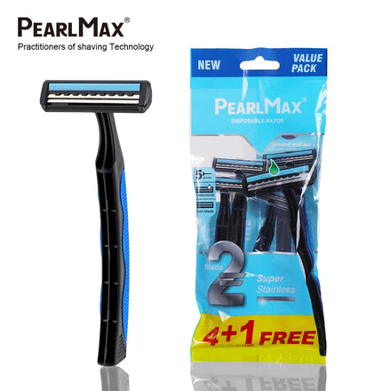 PearlMax Factory Twin Blade Stainless Steel Blade Razor