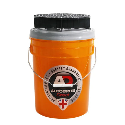 Rose Red Customized Color clear 5 Gallons Car Wash Bucket with Gamma Lid and Filter