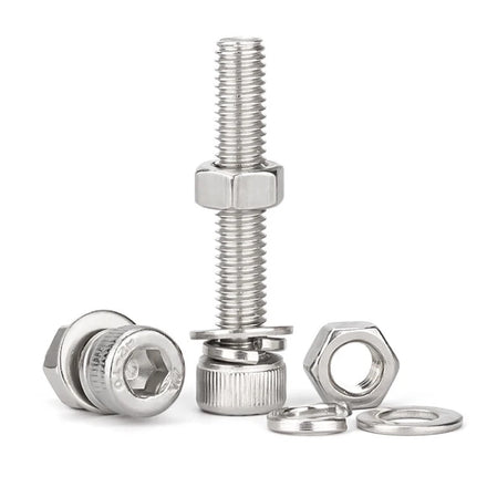 WANLUO Factory Direct 1000pcs Stainless Steel Inside Hex Bolt DIN 912 Good Price Allen Head Bolt with Plain Finish