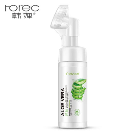 OEM Wholesale ROREC Skin Whitening Face Wash Clean Pore Natural Aloe Vera Facial Cleanser for Dry Skin